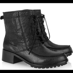 Elizabeth and James Wilda leather lace up boots